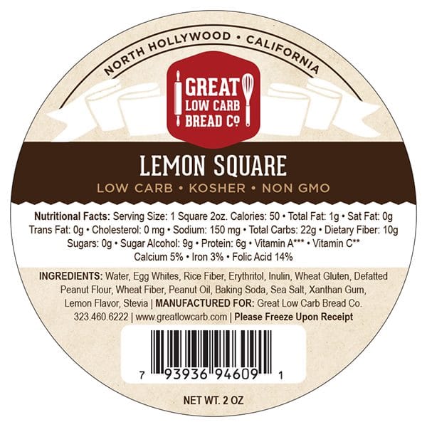 LCF 138 WO18731 Lemon Square 2oz