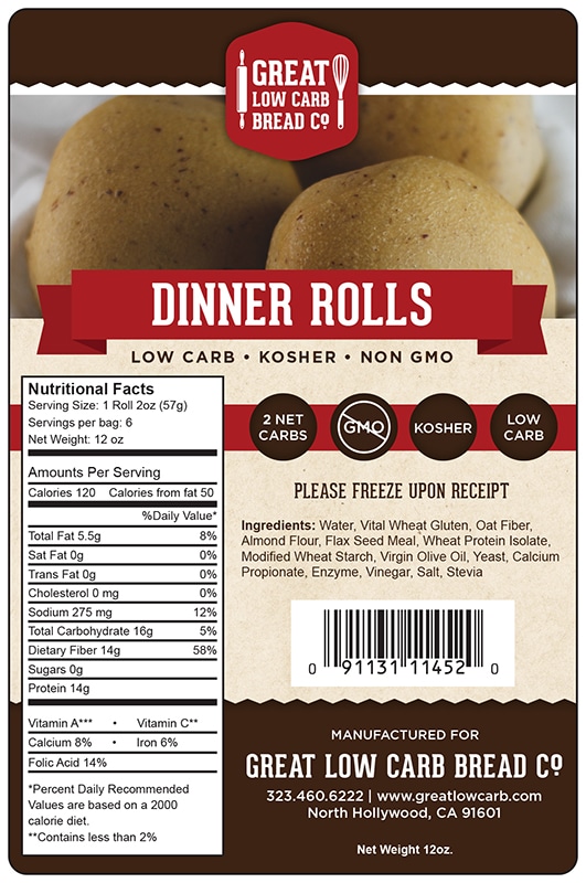 LCF 147 WO18884 Dinner ROlls 12oz