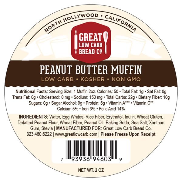 LCF 161 WO18950 Peanut Butter Muffin 2oz